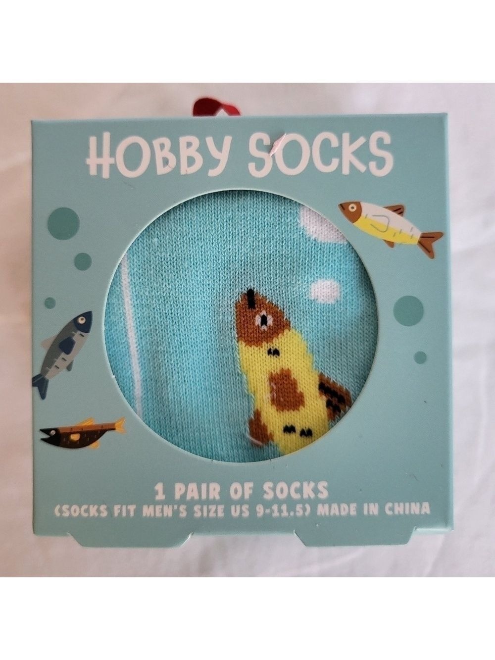 NIB Hobby Socks Lucky Fishing Men's Socks